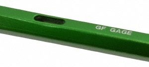 GF GAGE Plug Thread Gage: #6-32 Thread, 2B Class, Double End, Go & No Go W0138322BS