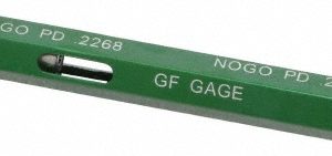 GF GAGE Plug Thread Gage: 1/4-28 Thread, 2B Class, Double End, Go & No Go W0250282BS