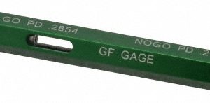 GF GAGE Plug Thread Gage: 5/16-24 Thread, 2B Class, Double End, Go & No Go W0312242BS