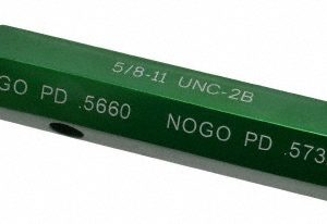 GF GAGE Plug Thread Gage: 5/8-11 Thread, 2B Class, Double End, Go & No Go W0625112BS