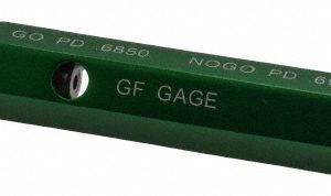 GF GAGE Plug Thread Gage: 3/4-10 Thread, 2B Class, Double End, Go & No Go W0750102BS