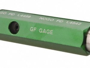 GF GAGE Plug Thread Gage: 1-1/2-12 Thread, 2B Class, Double End, Go & No Go W1500122BS