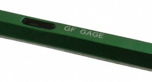 GF GAGE Plug Thread Gage: 1/4-20 Thread, 3B Class, Double End, Go & No Go W0250203BS