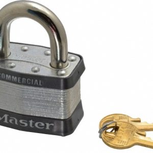 MASTER LOCK Padlock: Laminated Steel, Keyed Different, 2" Wide 5