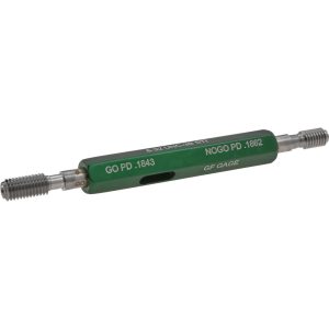 GF GAGE 8-32 Thread, Steel, Screw Thread Insert (STI) Class 3B, Plug Thread Insert Go/No Go Gage H0164323BS