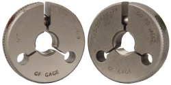 GF GAGE Threaded Ring Gage: 1/2-20 Thread, UNF, Class 2A, Go & No Go R0500202AS