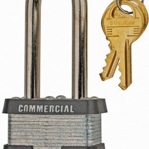 MASTER LOCK Padlock: Laminated Steel, Keyed Alike, 1-9/16" Wide 3KALH-3753
