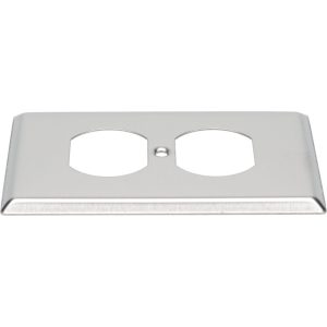 LEVITON 1 Gang, 4-1/2 Inch Long x 2-3/4 Inch Wide, Standard Outlet Wall Plate 84003-40