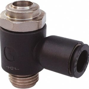 LEGRIS Air Flow Control Valve: Compact Meter Out Flow Control, Tube x BSPP, 8mm Tube OD, 145 Max psi 7010 08 13