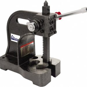 GIBRALTAR Pneumatic Arbor Press: 1-1/4" Ram, 4-3/4" Throat Depth, 2 Ton Pressure, 11" Stroke, 8" Max Work Height 805-10202