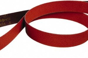 3M Abrasive Belt: 3/4" Wide, 18" Long, 60 Grit, Ceramic 7010360593