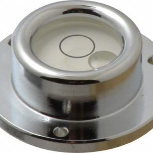 GEIER & BLUHM, INC. 1-3/4 Inch Base Diameter x 0.63 Inch Overall Height, 1 Circle, Brass Bull's Eye Circular Level 2-16000