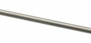 SECO Tool Bit Blank: 1/8" Width, 1/8" Height, 4" OAL, WKE45, Cobalt, Round 02063
