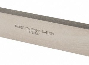 SECO Tool Bit Blank: 1/2" Width, 1" Height, 7" OAL, WKE45, Cobalt, Rectangle 63005972