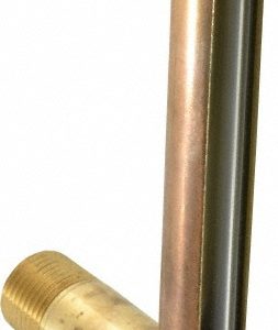 LDI INDUSTRIES 4-1/4 Inch Long Sight, 1/2 Inch Thread Size, Buna-N Seal Long Elbow, Vented Oil-Level Indicators and Gauge G261-4