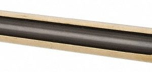 LDI INDUSTRIES 4-1/4 Inch Long Sight, 1/4 Inch Thread Size, Buna-N Seal Straight to Male Thread, Vented Oil-Level Indicators and Gauge G307-2