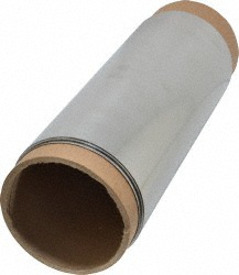 MAUDLIN PRODUCTS 309 Stainless Steel Tool Wrap: 10" Wide, 0.0020" Thick, 50' Long, 2100 deg F Max SSFW309-10-50