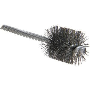 SCHAEFER BRUSH 3/4" ID, 15/16" Brush Dia, Carbon Steel, Power Fitting & Cleaning Brush 08548-12