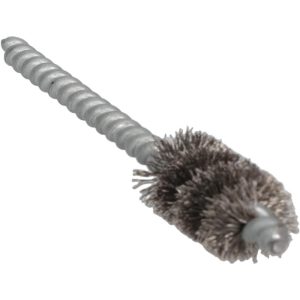 SCHAEFER BRUSH 3/8 Inch Inside Diameter, 9/16 Inch Actual Brush Diameter, Stainless Steel, Power Fitting and Cleaning Brush 08745-12