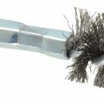 SCHAEFER BRUSH 1/2 Inch Inside Diameter, 11/16 Inch Actual Brush Diameter, Carbon Steel, Power Fitting and Cleaning Brush 09546-12