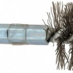 SCHAEFER BRUSH 3/4 Inch Inside Diameter, 15/16 Inch Actual Brush Diameter, Stainless Steel, Power Fitting and Cleaning Brush 09748-12