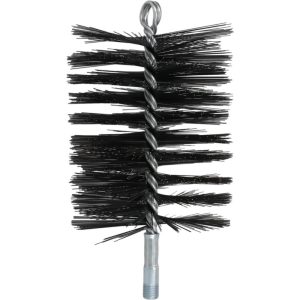 SCHAEFER BRUSH 5" Diam Round, Tempered Steel Wire Chimney Brush 36405