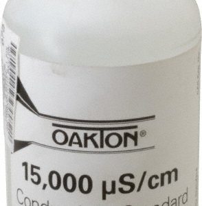 OAKTON Conductivity Calibration Solutions & Solutions Sets; Type: Conductivity/TDS Solution Pint Bottle ; Conductivity: 15000 µS ; Accuracy (%): 1.0 ; For Calibrating: TDS ; For Testing: TDS ; Standards: ISO 9000; NIST WD00653-50