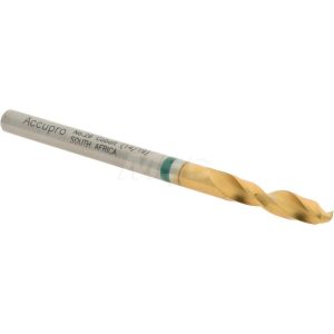 ACCUPRO Screw Machine Drill Bit: #29 (0.1360) Dia, 130 deg, Cobalt 1GB0345-AC
