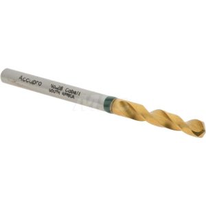 ACCUPRO Screw Machine Drill Bit: #28 (0.1405) Dia, 130 deg, Cobalt 1GB0356-AC