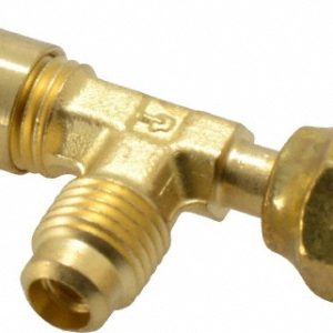 PARKER 500 Max psi, 1/4 Tube OD, Forged Flared Female Run Swivel Tee Access Valve AVTS4-4