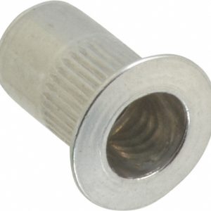 RIVETKING #8-32, 0.02 to 0.08" Grip, 17/64" Drill, Aluminum Standard Rivet Nut 8C1IKFAP/P25