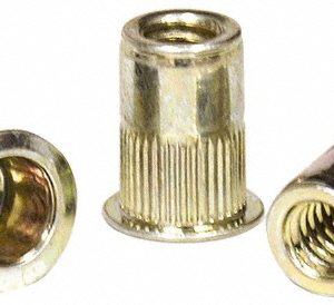 RIVETKING #6-32, 0.08 to 0.13" Grip, Steel Standard Rivet Nut 6C2IKFSY/P25