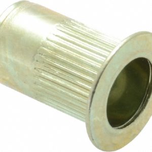 RIVETKING #10-24, 0.02 to 0.13" Grip, Steel Standard Rivet Nut 10C1IKFSY/P25