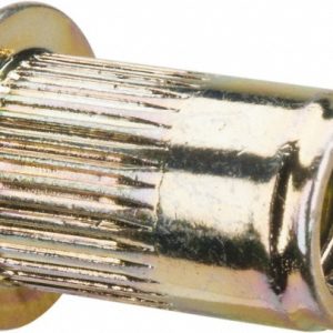 RIVETKING #10-32, 0.02 to 0.13" Grip, Steel Standard Rivet Nut 10F1IKFSY/P25