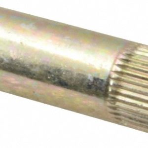RIVETKING 1/4-20, 0.027 to 0.165" Grip, 25/64" Drill, Steel Closed End Knurled Rivet Nut 25C1IKFSYCE/P25
