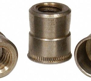 RIVETKING #4-40 UNC, Uncoated, Aluminum Knurled Rivet Nut Inserts 4C1ISRAP/P100