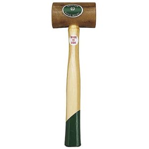 GARLAND 1 Lb Head Weighted Rawhide Hammer 11009