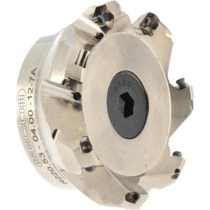 SECO 3.94" Cut Diam, 1-1/2" Arbor Hole, 0.236" Max Depth of Cut, 45&deg; Indexable Chamfer & Angle Face Mill 02422146