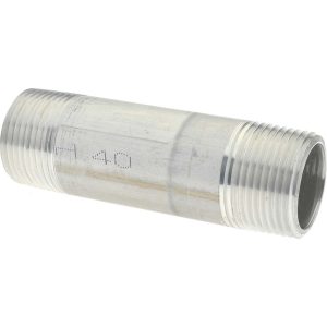MERIT BRASS 1 x 4" 6061 Aluminum Pipe Nipple 8016-400