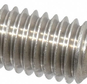 VALUE COLLECTION Set Screw: M8x1.25, 20.00 mm Overall Length, Dog Point, Stainless Steel, Grade 18-8 & Austenitic Grade A2 SS5X08020-050BX