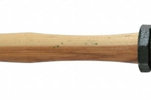 GARLAND Non-Marring Hammer: 84 oz, 2-3/4" Face Dia, Malleable Iron Head 35005