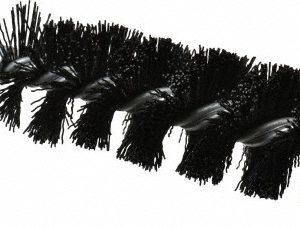 SCHAEFER BRUSH Single Stem/Spiral Tube Brush: 1-1/2" Dia, 7-1/4" OAL, Nylon Bristles 43739