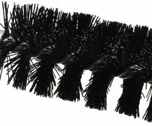 SCHAEFER BRUSH Single Stem/Spiral Tube Brush: 2" Dia, 7-1/4" OAL, Nylon Bristles 43745