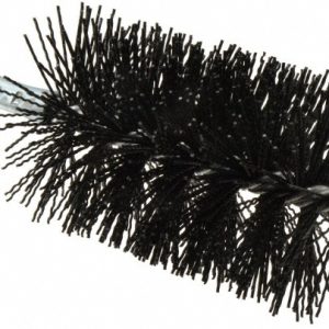 SCHAEFER BRUSH Single Stem/Spiral Tube Brush: 3" Dia, 7-1/4" OAL, Nylon Bristles 43756