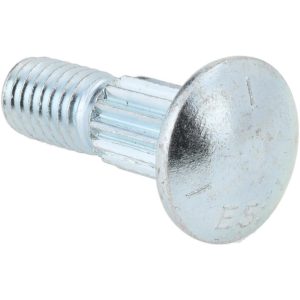 VALUE COLLECTION Carriage Bolt: 1/4-20, 1-1/4" Length Under Head, Ribbed Neck 218894MSC