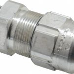 THOMAS & BETTS 0.25 to 0.4" Class 1, Gas & Vapor Environment Straight Strain Relief Cord Grip TCF050 40AL