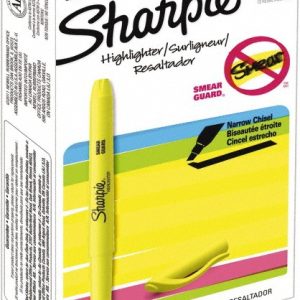 SHARPIE Highlighter: Fluorescent Yellow, AP Non-Toxic, Chisel Tip 27025
