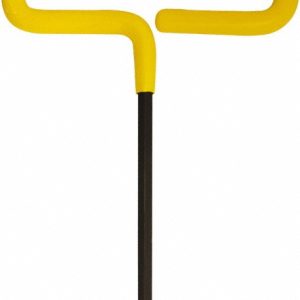 BONDHUS Hex Key: 5/16" Hex, Hex End, T-Handle Cushion Grip 46413
