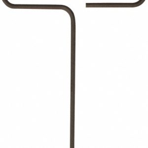BONDHUS Hex Key: 3/32" Hex, Hex End, T-Handle Cushion Grip 15605