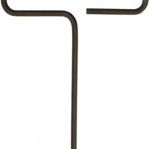 BONDHUS Hex Key: 1/8" Hex, Hex End, T-Handle Cushion Grip 15607